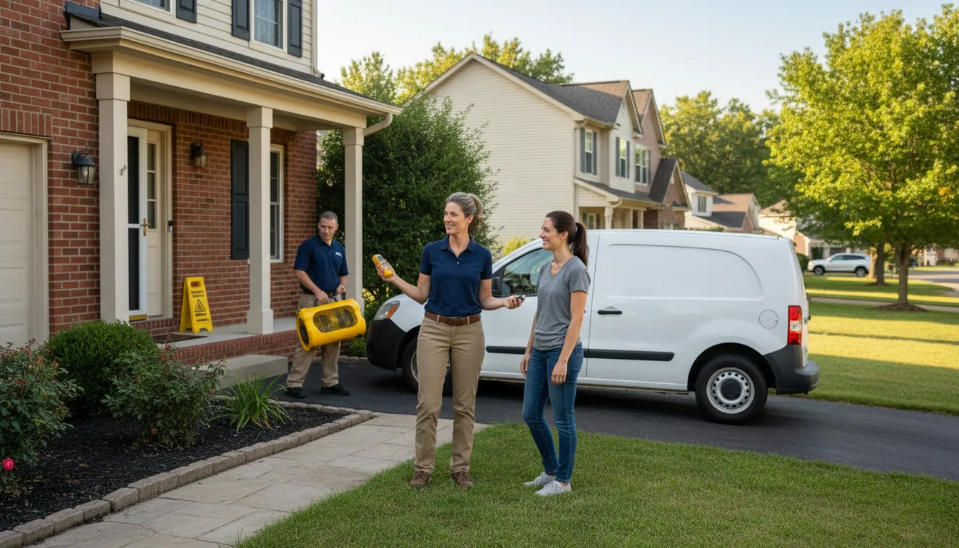 Water restoration image for Dehumidification And Cleanup Services in Grays Knob, KY